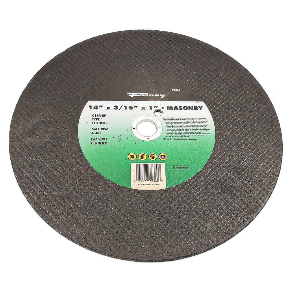 72360 Cutting Wheel, Masonry/Aspha